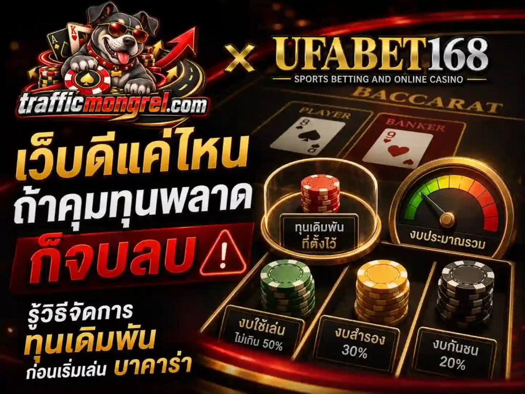 คุม ทุนเดิมพัน ผิดวิธี ต่อให้เจอ เว็บบาคาร่าที่ดีที่สุด