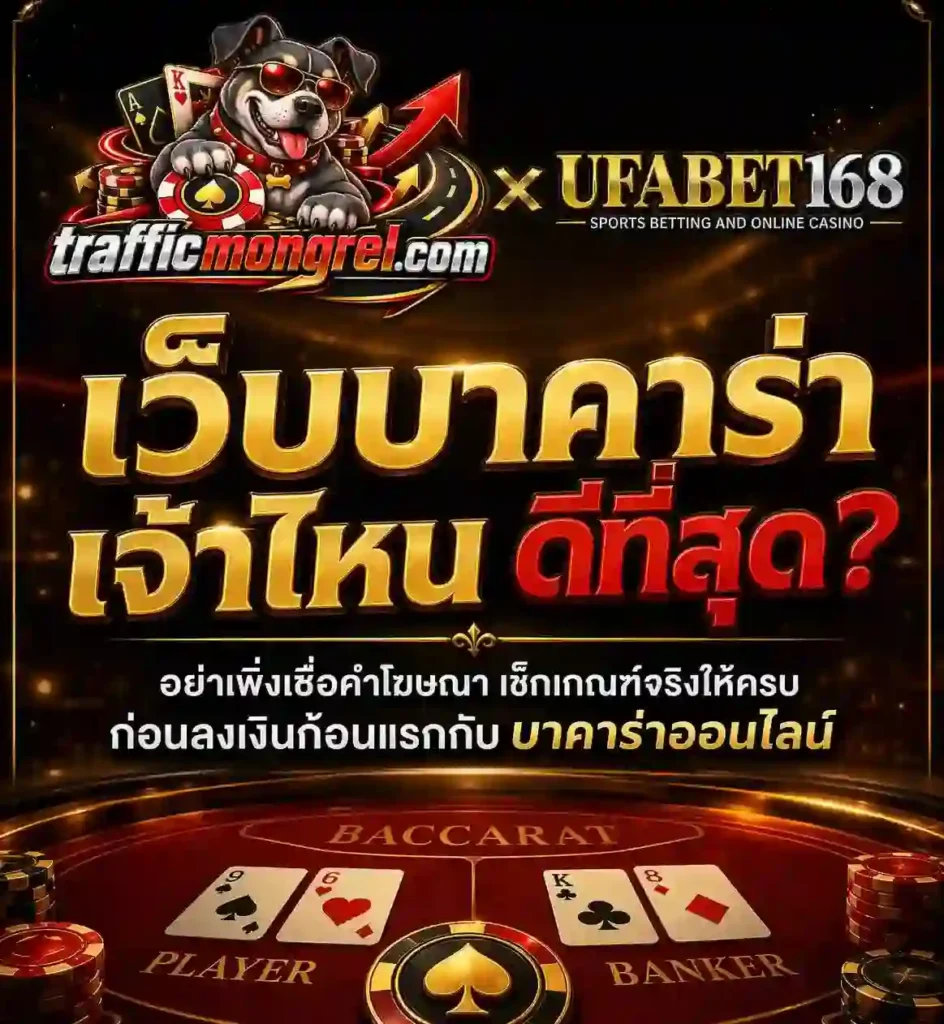 เว็บบาคาร่าที่ดีที่สุด เลือกจากเกณฑ์ที่ตรวจเองได้